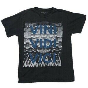 Rouge State Shirt Mens Size Medium Veni Vidi Vici Graphic T Tee Black